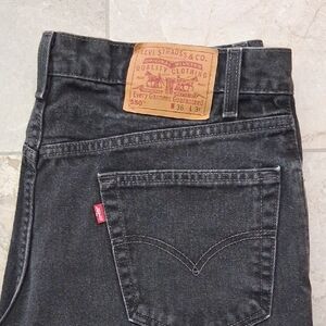 Levi's Men's Charcoal Relaxed Jeans